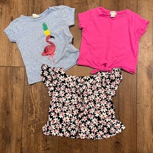 J. Crew Crewcuts Toddler Girl T-shirt Bundle, size 2